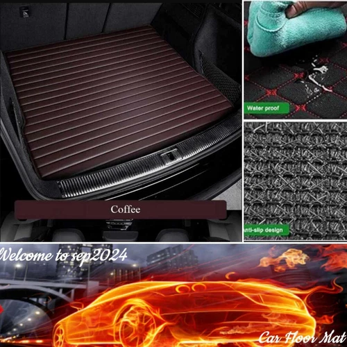 For Hummer H2 H3 Luxury Carpets Custom Car Trunk Mats All Series PU Leather Mats - Picture 24 of 34