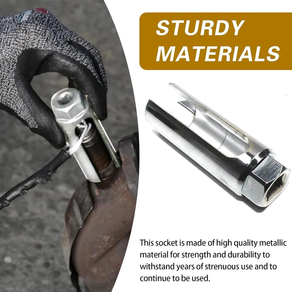 1pc Car Automobile oxygen sensor sleeve disassembly tool 7/8inch Universal Foto 3 de 4