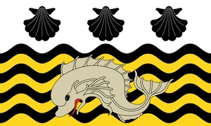 Poole Flag Self Adhesive Vinyl Sticker