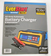 Everstart Maxx 40 Amp Marine Battery Charger Maintainer 12v Deep Cycle Fast