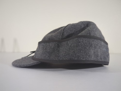 Gorra Stormy Kromes Talla 7 7/8 Gris La Original 1903 Mezcla de Lana Hecha en EE. UU. - Imagen 2 de 11
