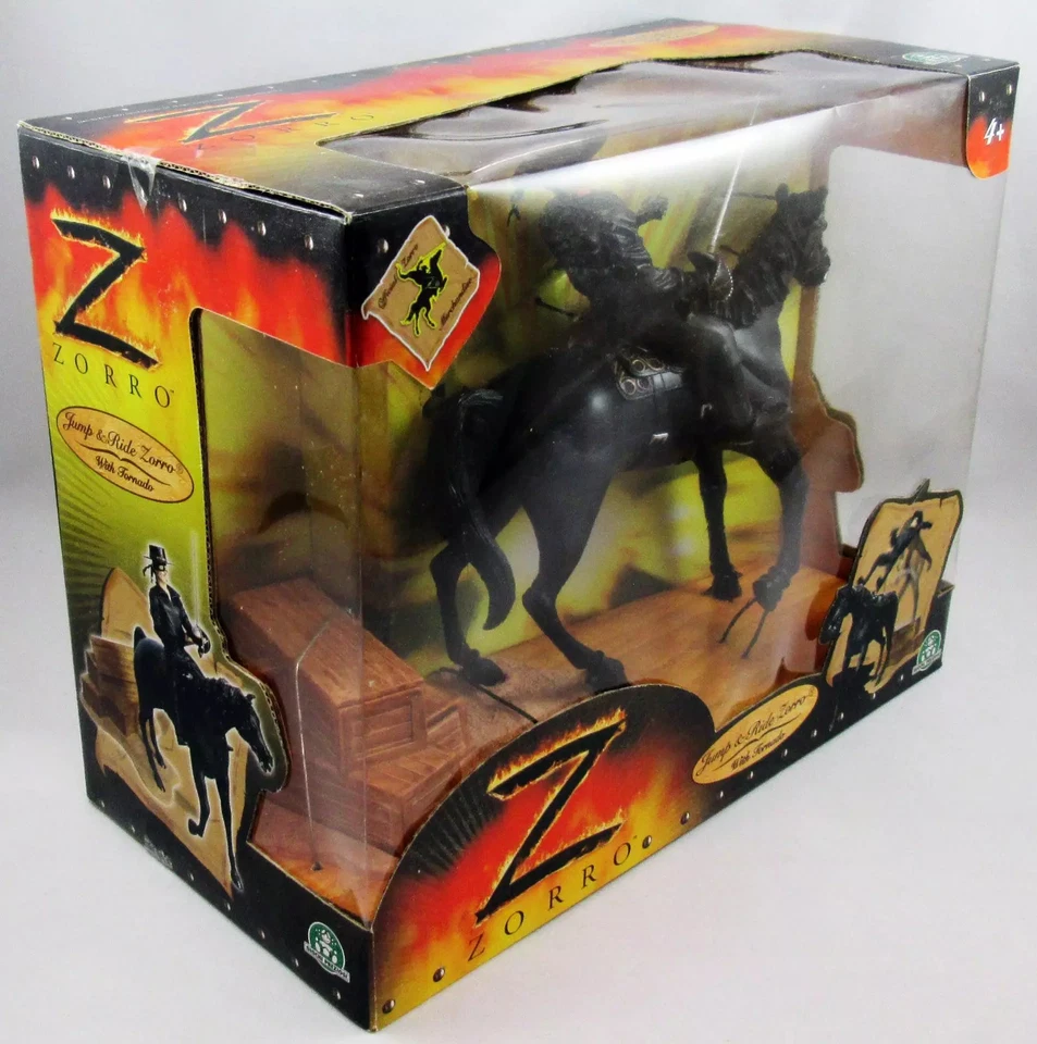 Zorro - Giocho Preziosi 2005 - Jump & Ride Zorro with Tornado - Figurines Articu - Photo 3/4