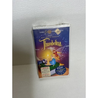 Warner Bros Thumbelina VHS 1994 New Sealed Don Bluth Movie Clamshell Vintage Kid