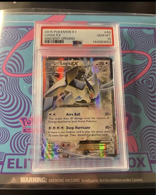 2015 Pokémon Lugia EX 68/98 XY Ancient Origins Holo PSA 10 The Pokémon Company