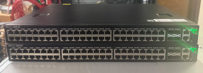 Dell EMC Networking S3048-ON 48-Port Gigabit 4-Port SFP+ Switch w/Dual PSU 219MJ