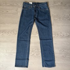NOS VTG Levi's 505 Straight Fit Medium Stonewash Denim Blue Jeans 32x32
