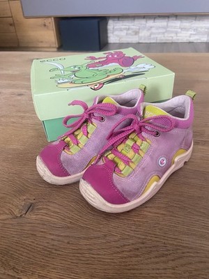 Ecco Mini Racer Mädchen Kinder Schuhe Halbschuh Gr. 23 Rosa Pink in OVP