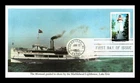DR JIM STAMPS US COVER MARBLEHEAD LAKE ERIE LIGHTHOUSE FDC MONTAUK STEAMSHIP
