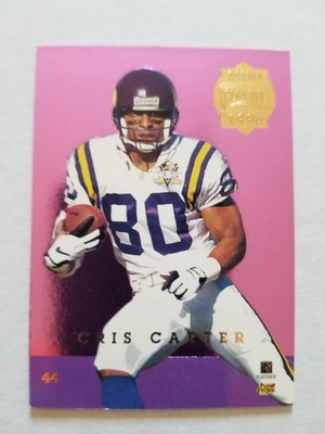 1996 Playoff Trophy Contenders Cris Carter Warren Moon Mini Back-to-Backs #44