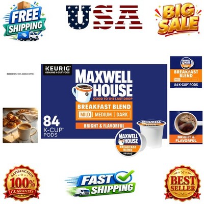 Breakfast Blend Mild Roast K-Cup Coffee Pods, 84 ct Box