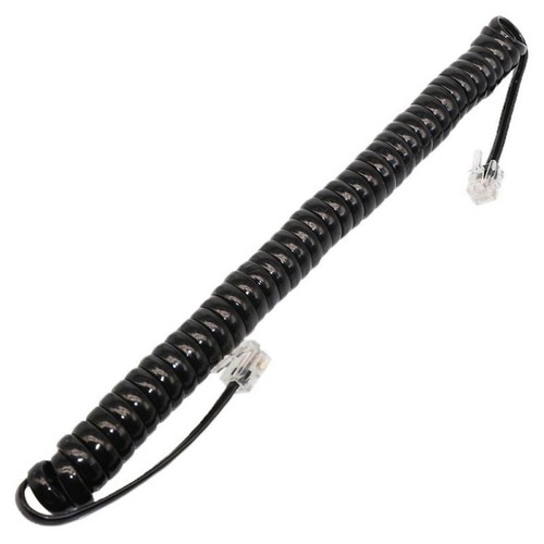 Téléphone Combiné Câble Extension Boucle Torsadé Ressort Universel Pratique - Zdjęcie 2 z 9