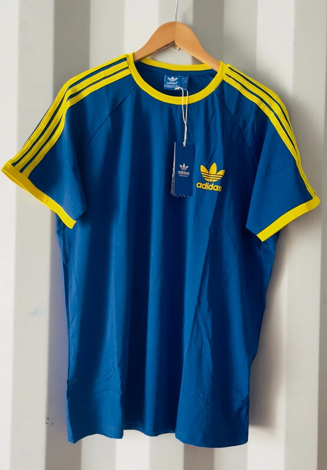 MEN'S ADIDAS TEE ORIGINALS  SHORT SLEEVE CREW NECK THREE STRIPE  T-SHIRT L, 2XL - Imagem 4 de 4