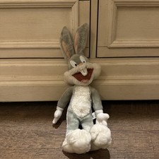 Vintage 2000s Six Flags Looney Tunes Bugs Bunny Plush Toy Stuffed Animal