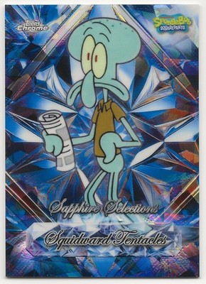 2025 Topps Sapphire Selections SpongeBob 25TH -Squidward Tentacles - SS-3