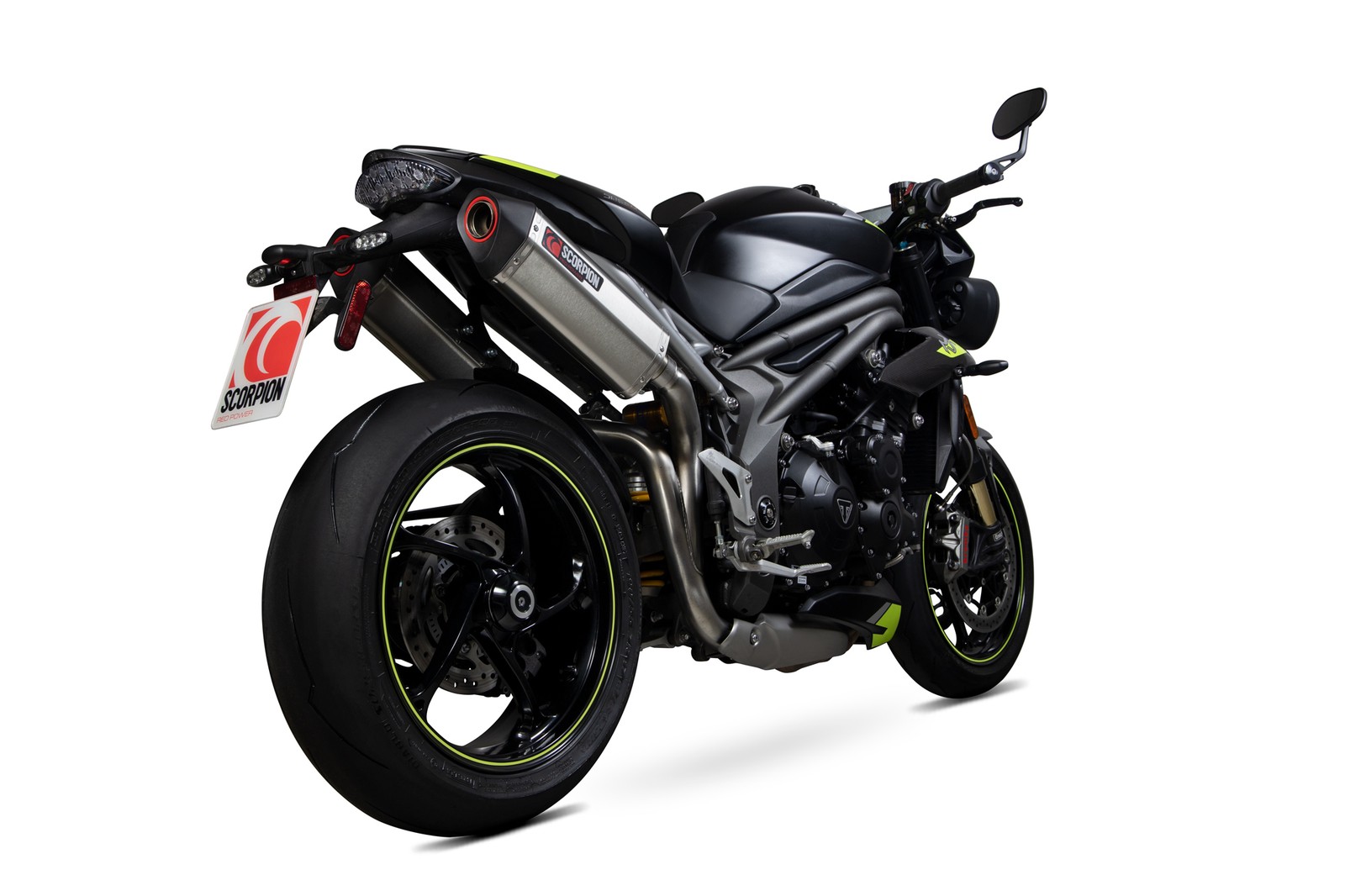 Speed Triple R S RS 18-20 Scorpion Exhaust Serket Stainless Slip-on RTR88SEO