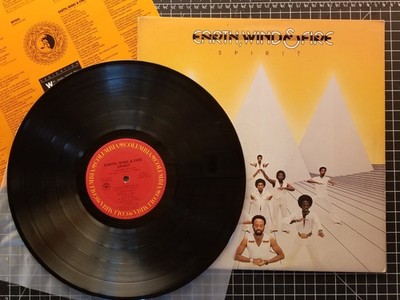 EARTH, WIND & FIRE Spirit LP 1976 VG/VG+ 1ST PRESS w/ INNER Vinyl