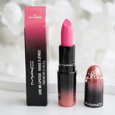 Mac Love Me Lipstick - 417 VANITY BONFIRE  - Full Size - NIB - DISCONTINUED