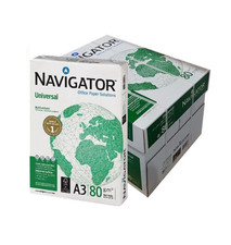 A3 80GSM Navigator Universal White Office Copier Printing Paper Home School