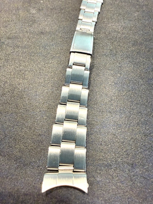 ROLEX Oyster Edelstahl Armband BREVET genietet - 19mm - 1/60, Endlink 57