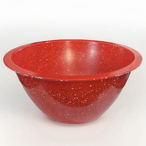 Zak Designs Bowl Red Confetti 12.75" Large Serving Salad Prep Mixing Nesting - 第 3/8 張圖片