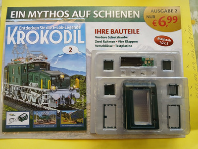 Bauen Sie das '' Krokodil ''  Die Königen der Alpen .Ausgabe 2  NEU
