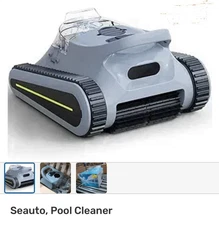 Seauto Crab Robotic Pool Vacuum, Wall-Climbing Robot, Automatic Pool Cleaner,...