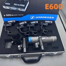 New Sennheiser Drum Kit 600 e600 Drum Mic Package with Case e602 e604 e614