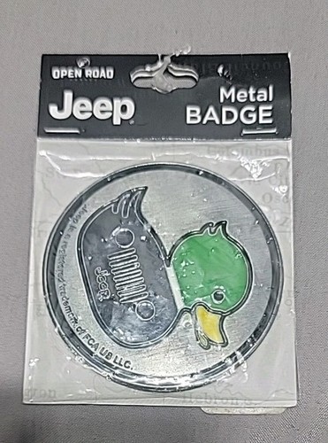 Open Road Jeep mallard Duck Metal badge in package - Picture 2 of 3