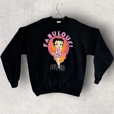Vintage 90 s NOS Betty Boop Fabulous Crewneck Sweatshirt XL 25 x27