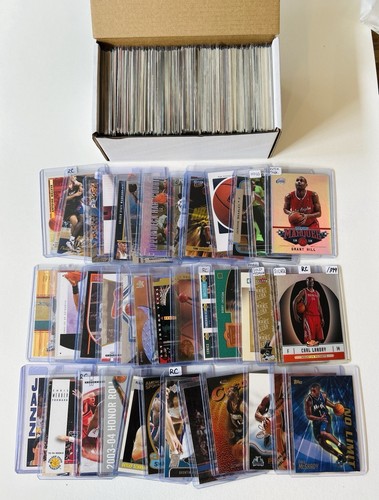 HUGE 90s 2000s Basketball Card Lot - 400 Cards Inserts Refractors Die-Cut #3