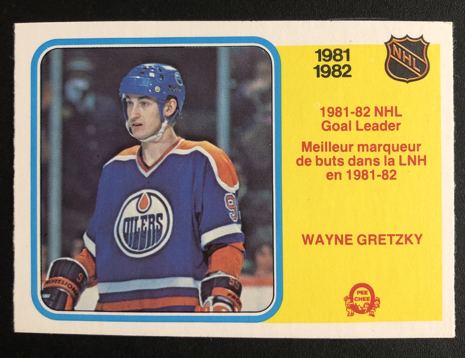 1982-83 O-PEE-CHEE OPC WAYNE GRETZKY GOAL LEADER #235 EX++