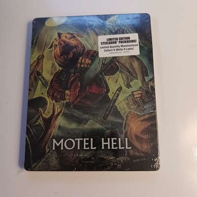 Motel Hell Blu-ray. Scream Factory. Limited Edition Steelbook NEW SEALED