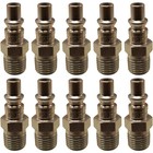 Milton 777 1/4" MNPT A-Style Plug Pack of 10