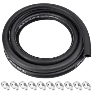 1/4 Inch ID Fuel Line Hose  10FT Marine Grade Fuel Line with 10PCS Hose Clamp... - Picture 1 of 7