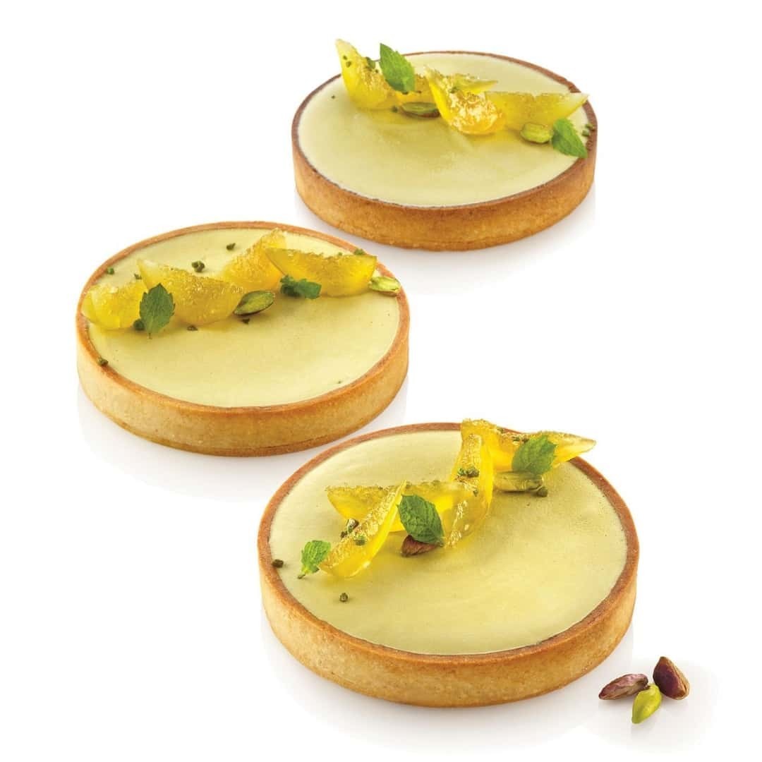 Round Tart Molds 12 H2 Cm 4Pcs SILIKOMART - Cake Ring