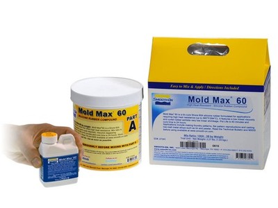 High Heat Resistant Silicone Rubber Compound - Pint Size Mold Max 60