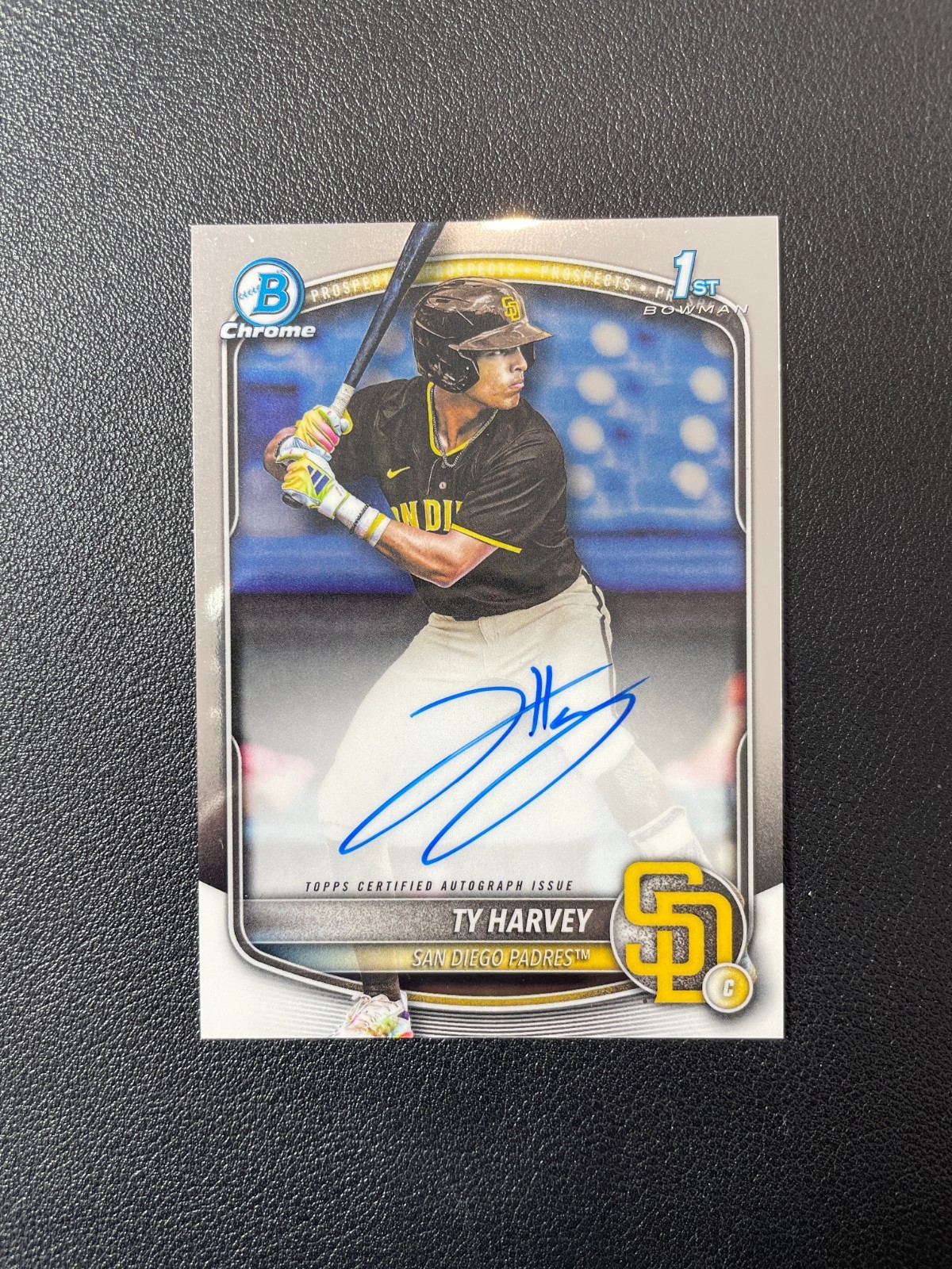 2025 Bowman Draft #CPA-TH TY Harvey 1st Prospect Chrome Auto BJHT