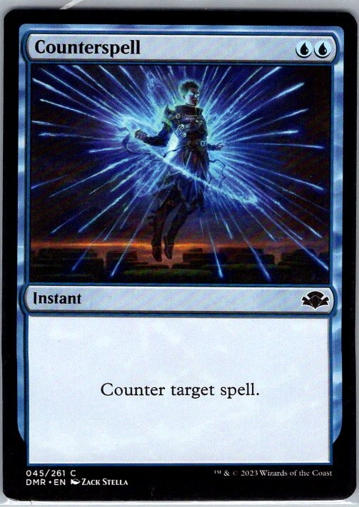 MAGIC: THE GATHERING COUNTERSPELL 45 STARTER COMMANDER DECKS COMMON