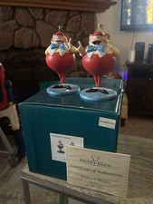 WDCC Tweedle Dee & Tweedle Dum Riddles 'n' Rhymes Puzzles 'n' Poems in Box w/COA