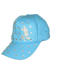 Disney Parks Youth Embroidered Mickey Bling Baseball Cap Child Size EUC