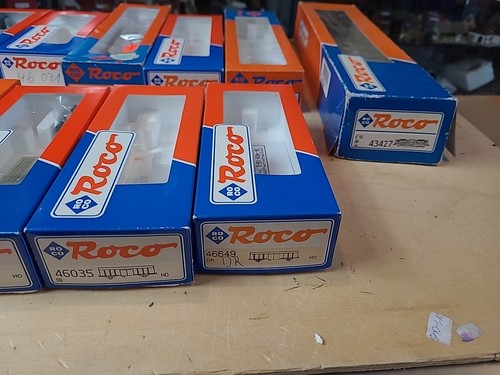 Roco 1:87 H0 16 Leerkartons Güterwagen Personenwagen Zurrüstteile Beschreibung - Picture 11 of 14