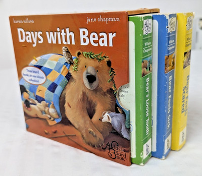 Days with Bear Board Book Box Set Children Learning to Read