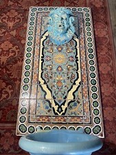 Malibu Tile  Antique Tile  Fountain Rare Persian Rug Original 1920