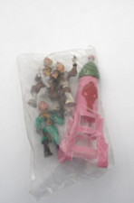 Spacemen 3 Figures 1 Cap Rocket Plastic by Lantoy Sealed 1950s Vintage