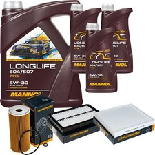 Inspektionspaket MANNOL Longlife 5W-30 8L für Hyundai Tucson 2.0 CRDi AWD