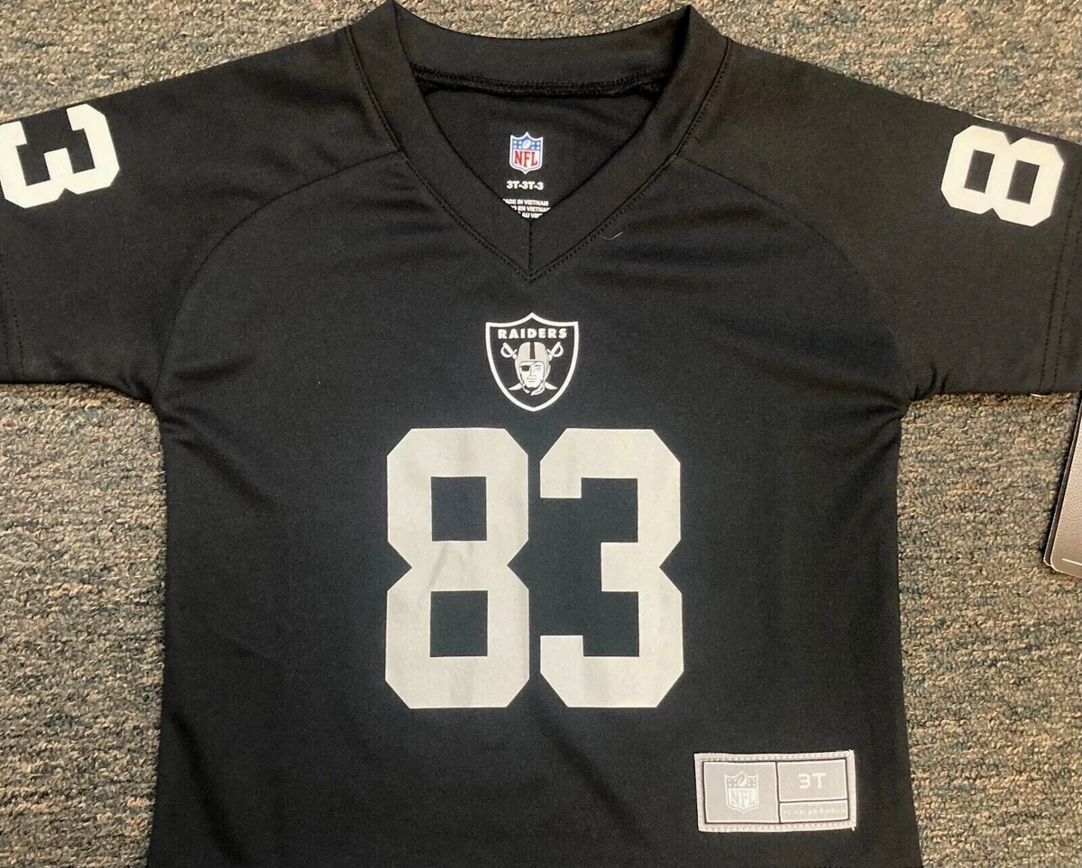 Oakland raiders kids store jersey