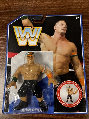 BNIB WWE MATTEL RETRO SERIES 1 JOHN CENA WRESTLING...