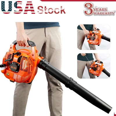 THE_POWER_GENIUS Handheld Leaf Blower Gas Powered 2-Stroke Commercial Heavy Duty Grass Yard Clean