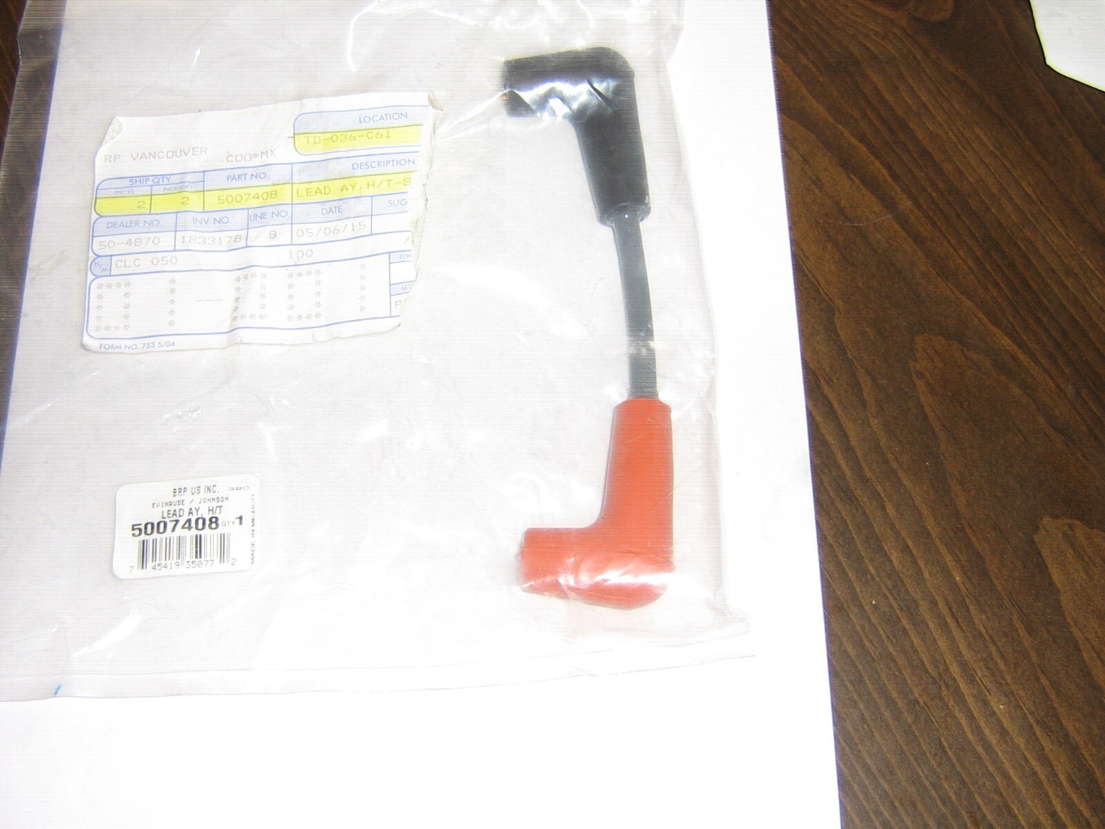 BRP EVINRUDE/JOHNSON 5007408 LEAD AY. H/T-SUPP. OEM NEW | eBay