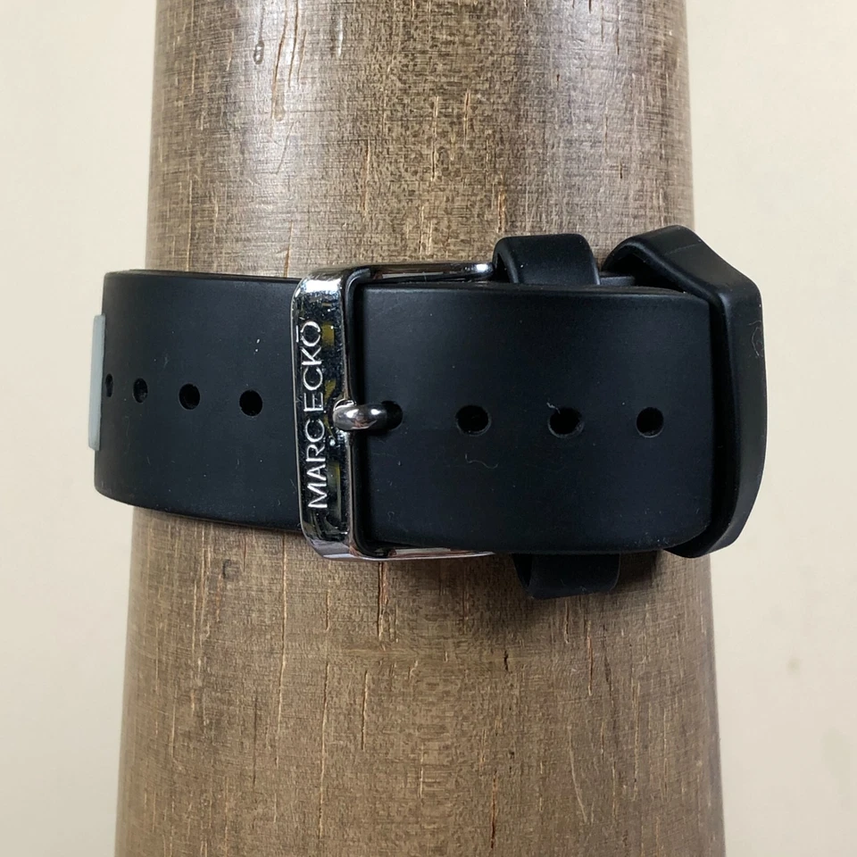 Marc Ecko Men E09520G1 Sport Unlimited Black Silicone Quartz Analog Watch 8 1/2" - Image 4 of 4